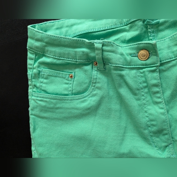 Vintage 00's, H&M, light green, skinny jeans - Picture 3 of 9